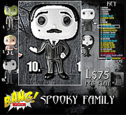 Bang! Figures -Spooky Family #10 - Father (B&W) RARE
