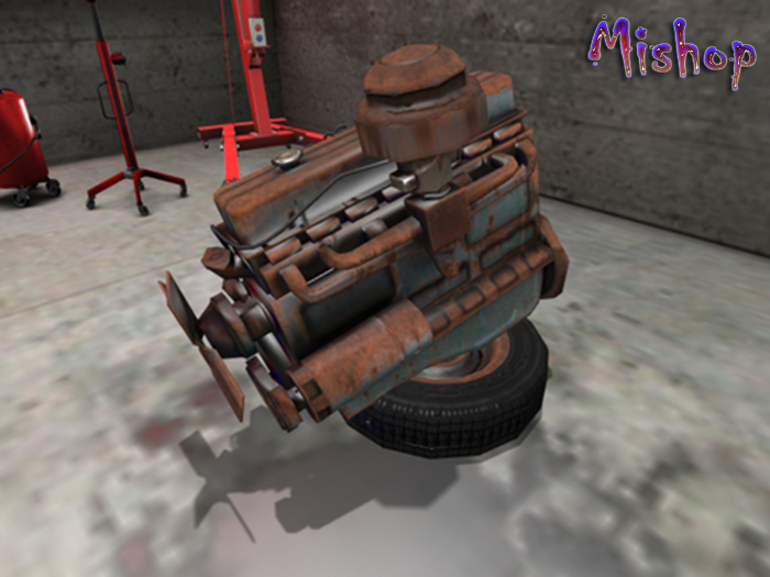 Old Car Engine 