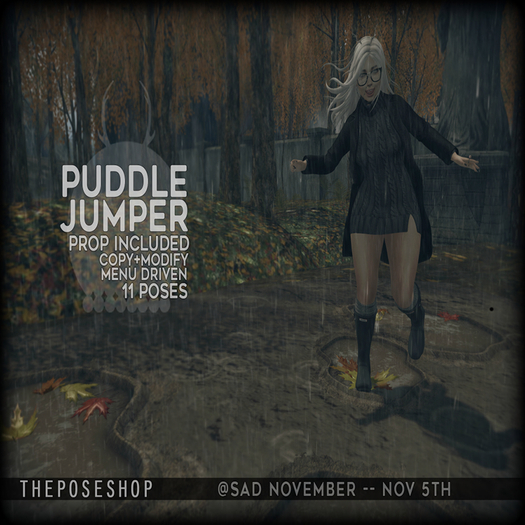 the pose shop. puddle jumper