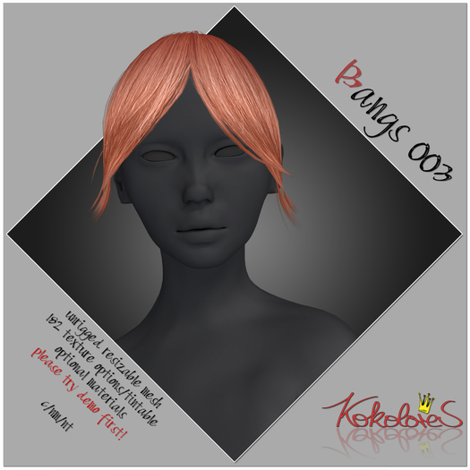 [KKLRS] Hair - Bangs 003 {bxd} - wear me!