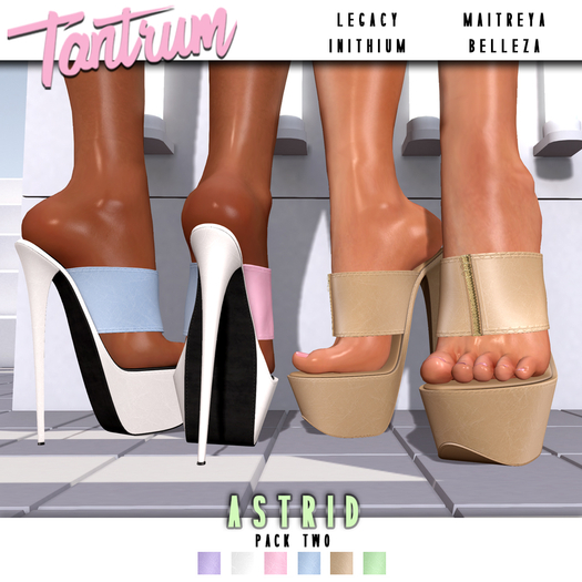 Tantrum - Astrid Heels - Pack Two 
