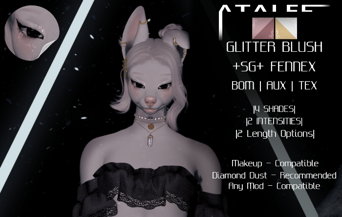 [A] FENNEX GLITTER BLUSH | BOM | AUX | TEX