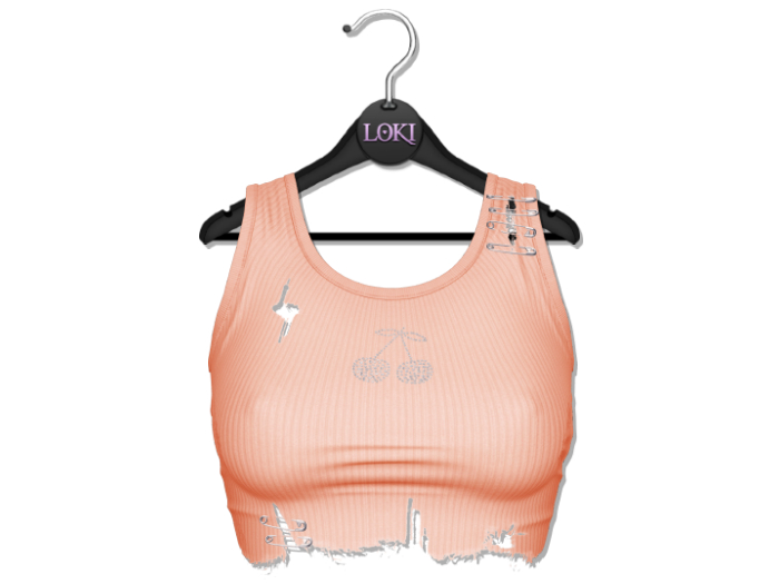 Loki - Brenda Ripped Tank Top - Cream