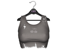 Loki - Brenda Ripped Tank Top - Grey