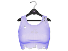 Loki - Brenda Ripped Tank Top - Lavender