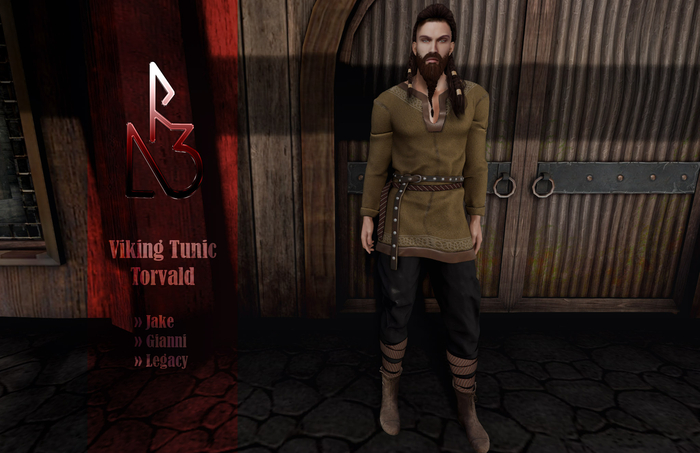 //R3D// Viking Tunic Torvald - Beige