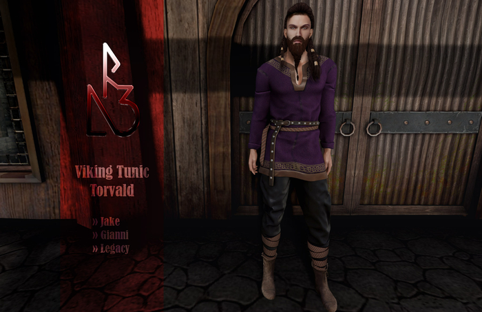 //R3D// Viking Tunic Torvald - Purple
