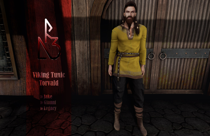 //R3D// Viking Tunic Torvald - Yellow