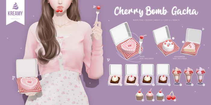 KREAMY. cherry bomb gacha : 10