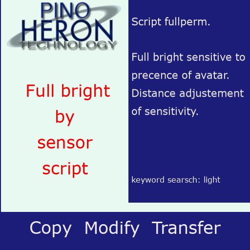 025 - Full bright by sensor