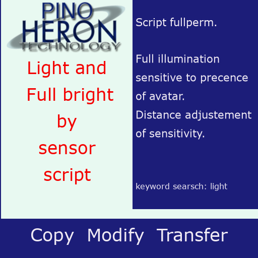 022 - Light and Full Bright sensor