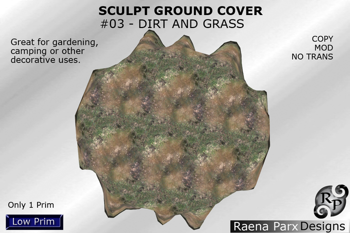 SCULPT GROUND COVER - #03 - DIRT & GRASS (COPY/MOD) *RPD*