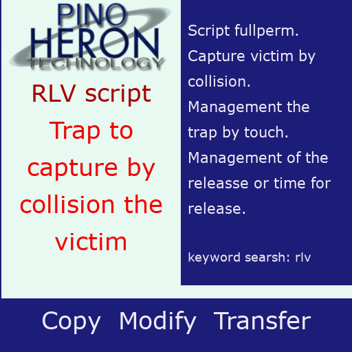 122 - RLV capture by collision  trap 2