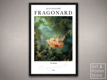 The Swing - Fragonard | Fine Art Poster | Mesh Frame with 6 texture options