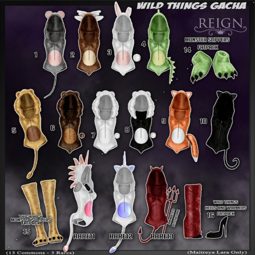 REIGN.-  MONSTER SLIPPERS (MAITREYA) #14