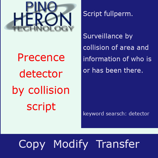 132 - Precence detector by collision