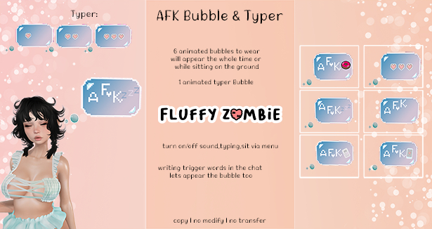 [FluffyZombie] - afk bubble&typer