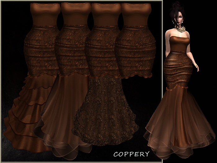 GGVG STARR GOWN COPPERY