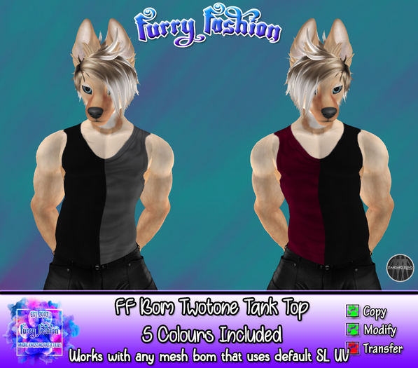 ~FF~ Bom Twotone Tank Top