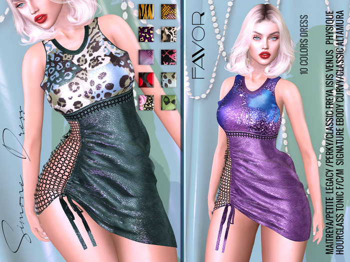 FAVOR - SIMONNE DRESS v1