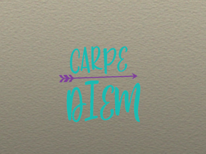 Carpe Diem Wall Decal