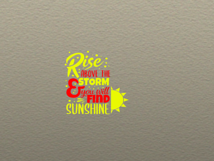 Rise Above Storm Decal
