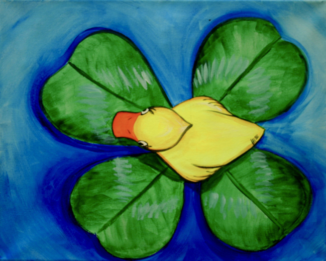 Lucky Duck by ME Banner 1 prim 1 LI
