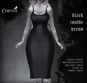 Corvus : Black Isolde Dress