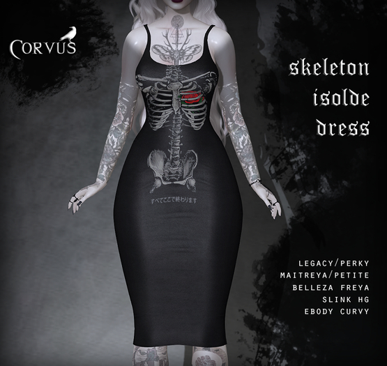 Corvus : Skeleton Isolde Dress