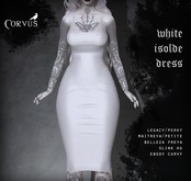 Corvus : White Isolde Dress