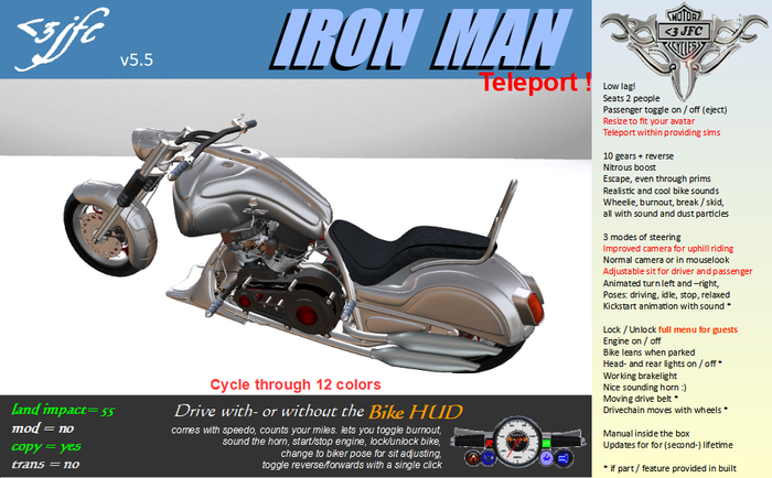 IRON Man (Bike, Chopper, Motorcycle)