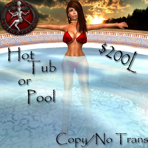 MUSE Animations Store- Hot Tub or Pool Sit Boxed