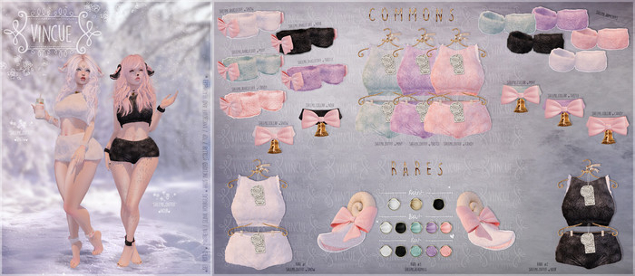 {VINCUE} Sheepie+Handcuff - Snow [Maitreya]