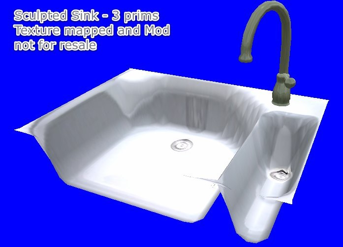 [2B] Sculpted Kitchen Sink