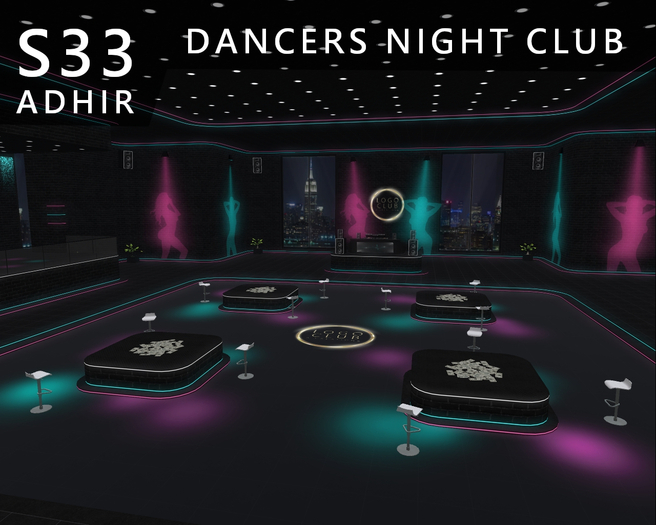S33 - [Blue & Pink] - Dancers Night Club & Disco - [ADHIR]- BOX