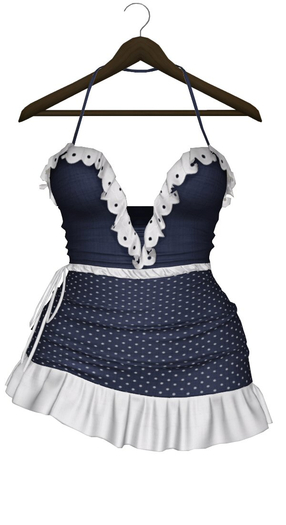 ExtrAZ - Blue Dress & Frill