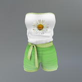 Green Daisy Maitreya Romper