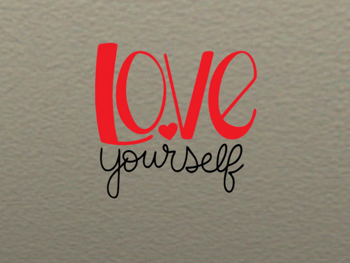 Love Yourself Wall Decal