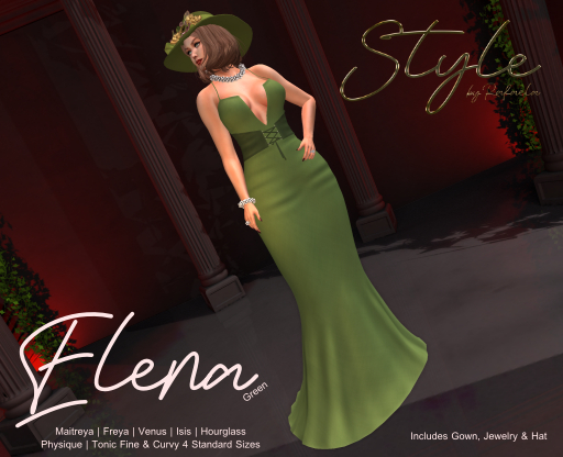 Style by Rafaela Elena Gown Set Green