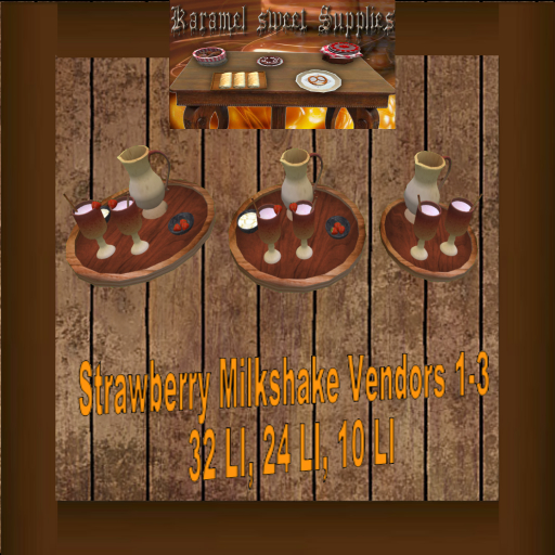 Strawberry Milkshake Vendors