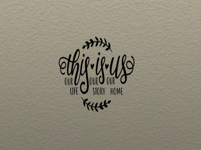 This Is Us Wall Decal