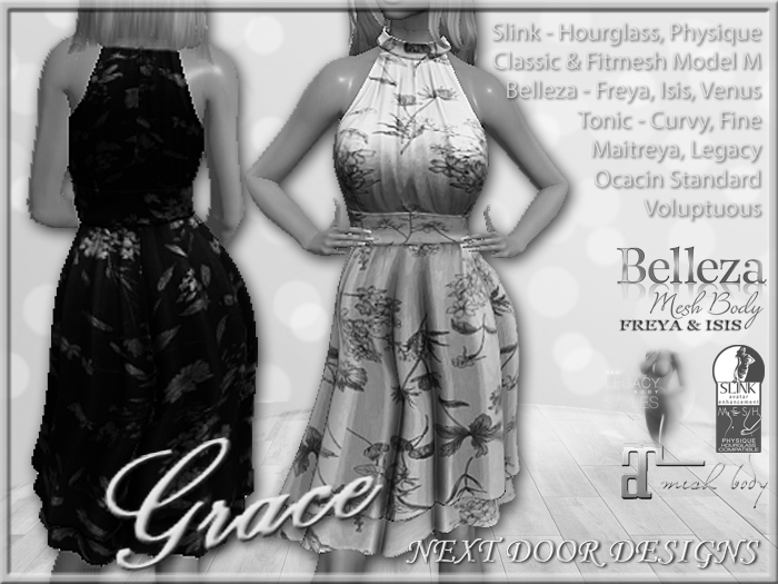 Grace Demo - Belleza Venus Isis Freya Legacy Maitreya, Slink Hourglass Physique Voluptuous Tonic Curvy Fine