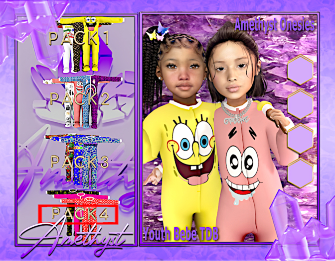 :: Amethyst Unpacker :: Onesies Pack 4
