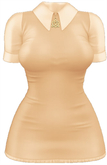 Kaithleen's Naughty Office Dress - Yellow