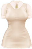 Kaithleen's Naughty Office Dress - Cream