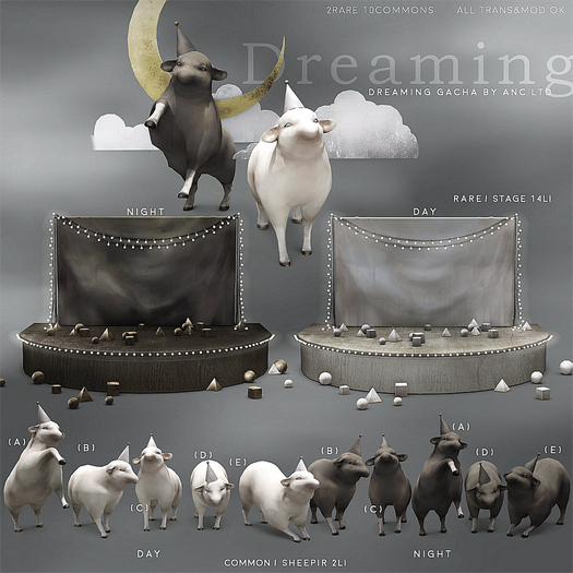 {anc} dreaming / stage (day)  RARE