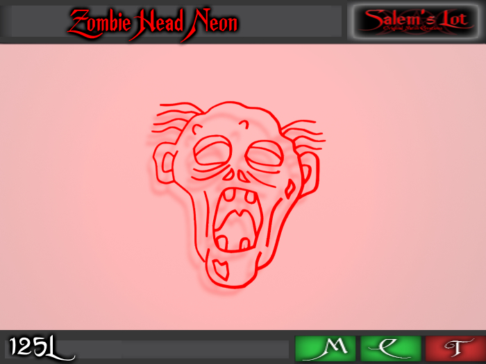 [SL] Zombie Head NEON