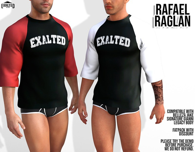 ExalteD - Rafael Raglan {Belleza/Signature/Legacy} White