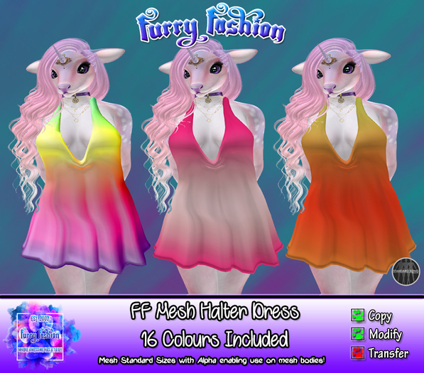 ~FF~ Mesh Halter Dress