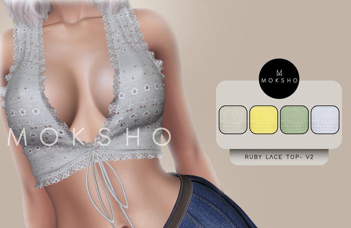 MOKSHO - Ruby Lace Top - Pack 2